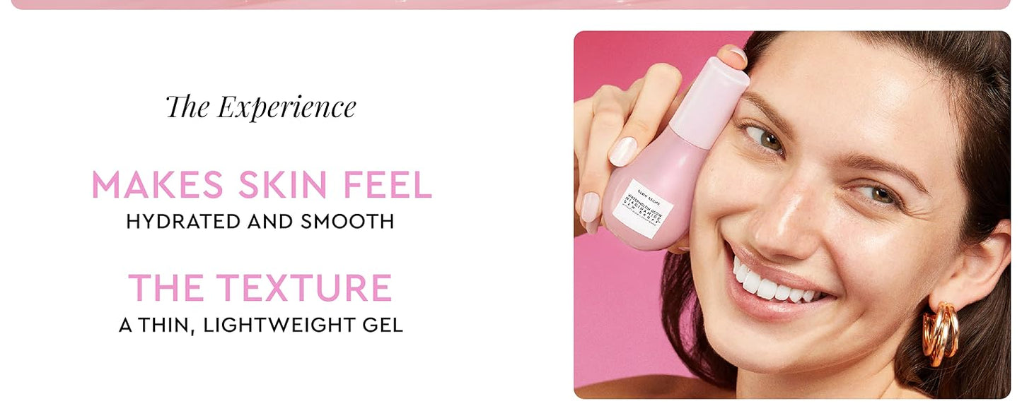 Zermet 1 Glow Recipe Watermelon Niacinamide Dew Drops - Brightening, Plumping Hydrating Face Serum, Makeup Primer + Liquid Highlighter with Hyaluronic Acid - Dewy & Glowing Korean Skin Care (40ml)