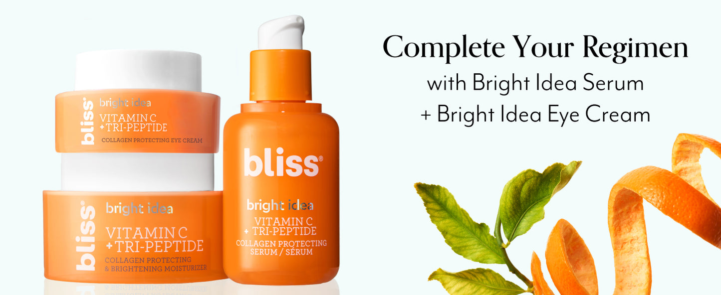 Zermet 1 Bliss Vitamin C + Tri-Peptide Bright Idea Serum – 15% Brightening + Barrier Boost Complex for Radiant, Firm Skin – Anti-Aging Face Serum Boosts Collagen & Elasticity - 1 fl oz