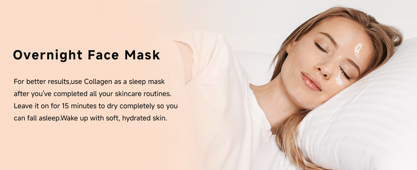 Zermet 1 Zermet 1 Collagen Wrapping Mask Set,Enhance Serum and Peel Off Facil Mask for Elasticity,Hydrating,Glowing and Plumping Skin,Face Mask with Collagen,Peptide and Niacinamide,Skin Care