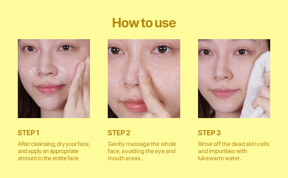 Lemon Sparkling Peeling Gel Deep Cleanse Exfoliate