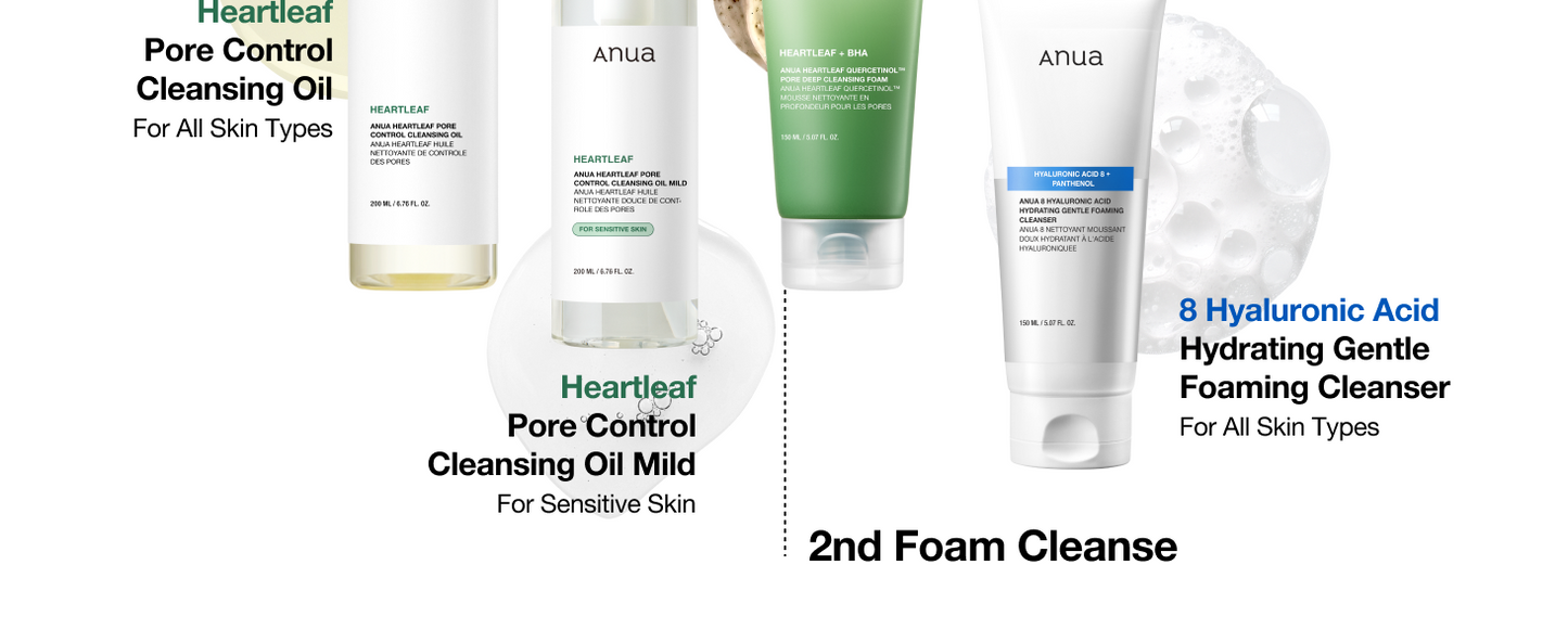 Zermet 1 Anua Heartleaf Pore Control Cleansing Oil, Oil Cleanser for Face, Makeup Blackhead Remover, Korean Skin Care 6.76 fl oz(200ml) (original)