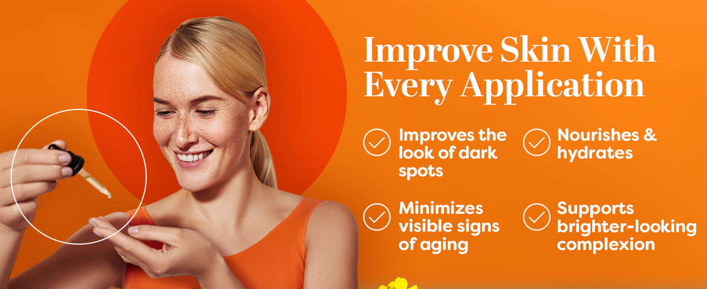 Zermet 1 TruSkin Vitamin C Serum For Face – Anti Aging Face Serum with Vitamin C, Hyaluronic Acid, Vitamin E – Brightening Formula – Improve Appearance of Dark Spots, Tone, Fine Lines & Wrinkles, 1 Fl Oz