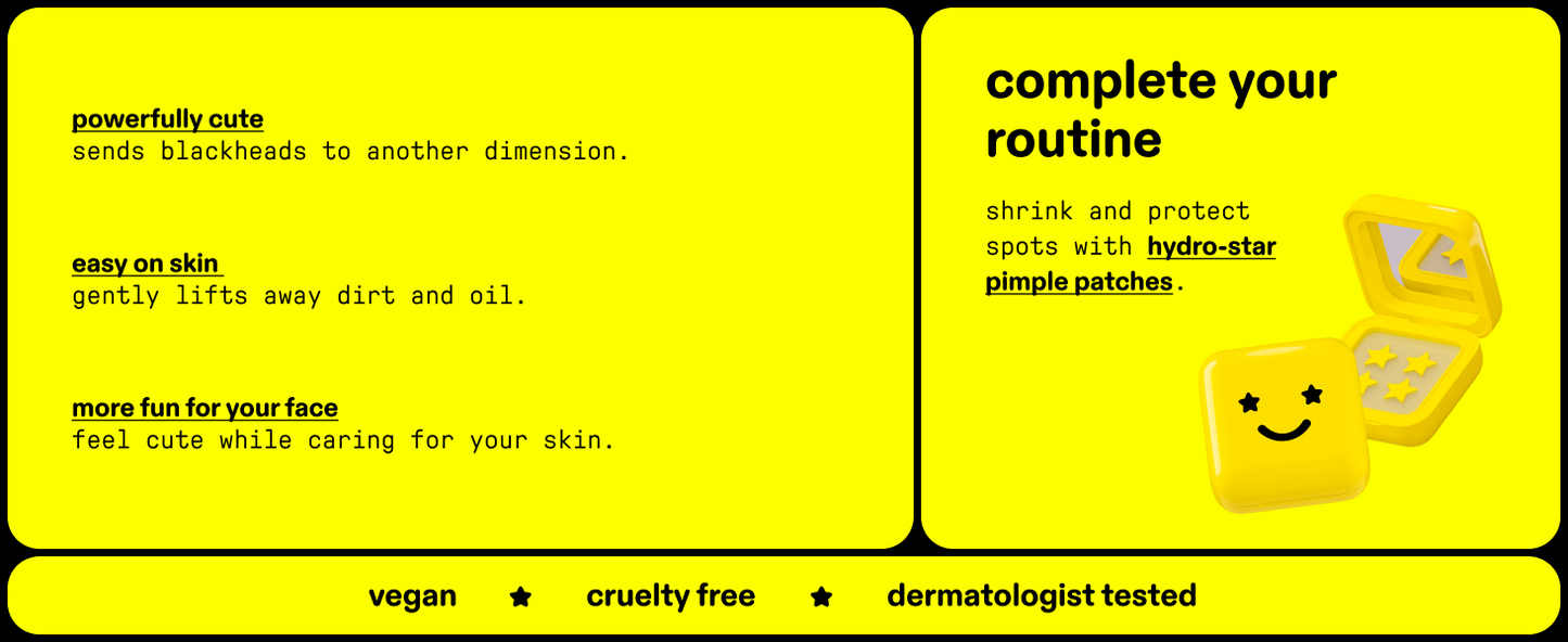 Zermet 1 Starface World Lift Off Pore Strips, Blackhead Remover, Deep Cleansing Nose Strip, Patches for Pores (8 count)