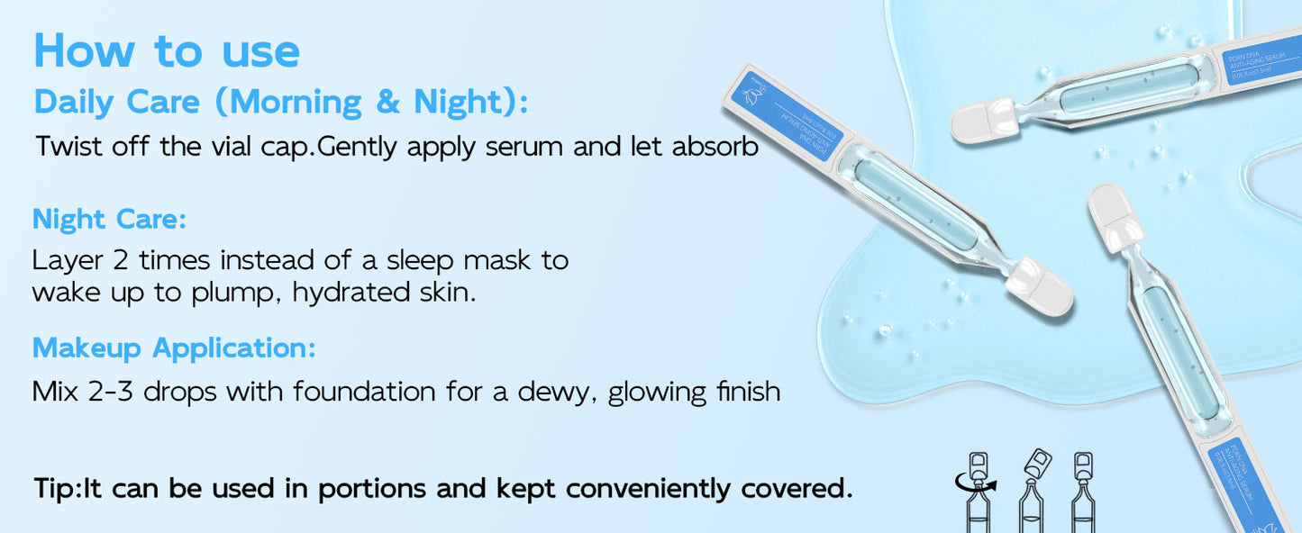 Zermet 1 Salmon DNA Zermet 1 Anti-Aging Serum, 5000ppm Salmon Egg DNA Ampoule, 2000ppm Collagen, Glutathione, Niacinamide & 6 Hyaluronic Acids, Korean Skincare for Wrinkles & Radiance,0.05 fl.oz x 30e