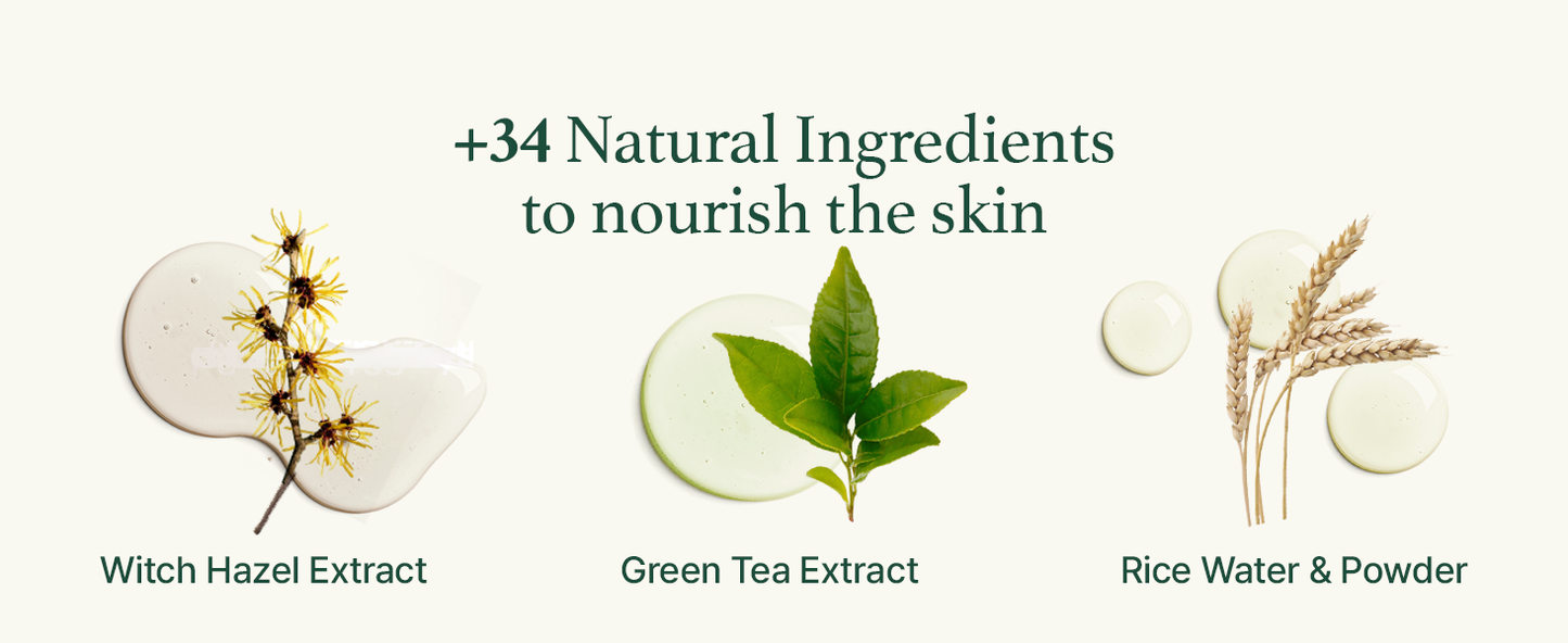 Zermet 1 Korean Rice Mochi Face Cleanser - Face Mask, Foaming Cleanser, Gentle Scrub All in One - Deep Cleansing, Moisturizing, Pore Minimizing, Removing Blackhead- with Rice Water & Green Tea, Mugwort