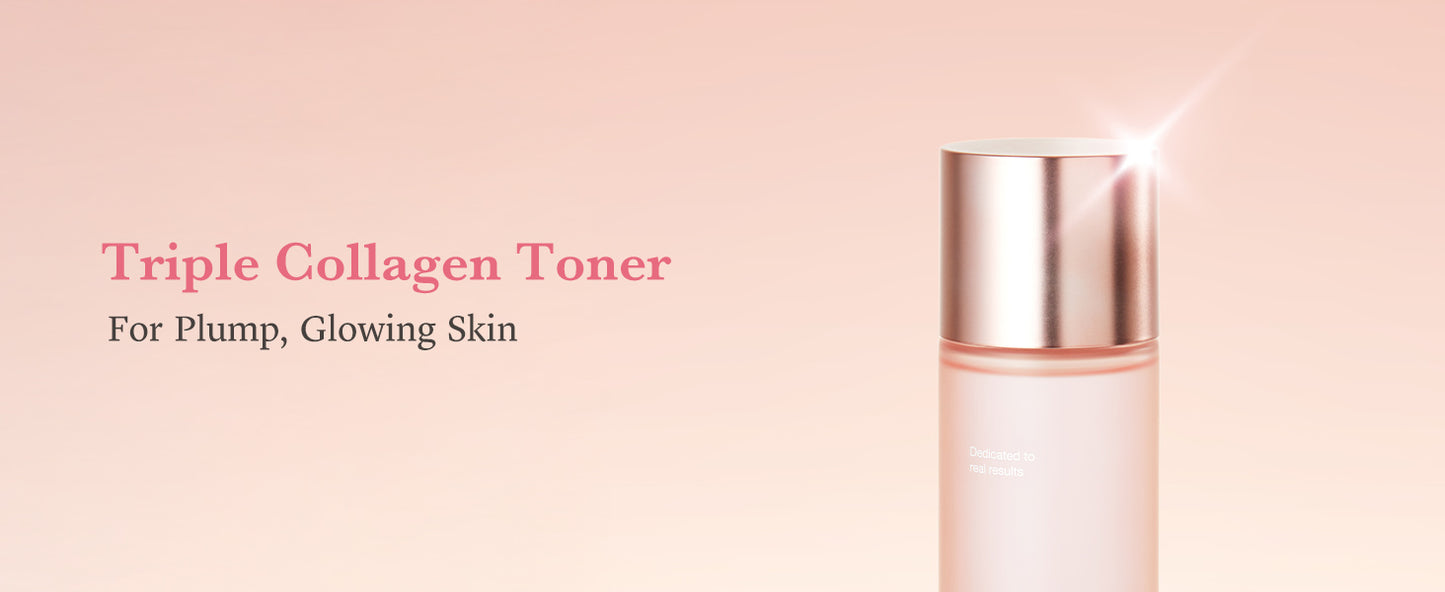 Zermet 1 Medicube Triple Collagen Toner - Hydrolyzed, Atelo, & Soluble Collagen for Deep Hydration & Plump Skin - Fast-Absorbing Formula for All-Day Suppleness, Korean Skincare (4.73 fl.oz.)