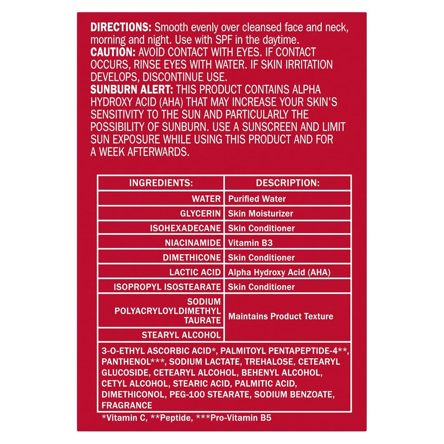 Zermet 1 Olay Vitamin C Face Moisturizer, Brightening Cream for Women, Instant Hydration, Evens Tone, Dark Spot & Hyperpigmentation Reduction, Glowing Skin Care - Niaciniamide, Lactic Acid, 1.7 Oz