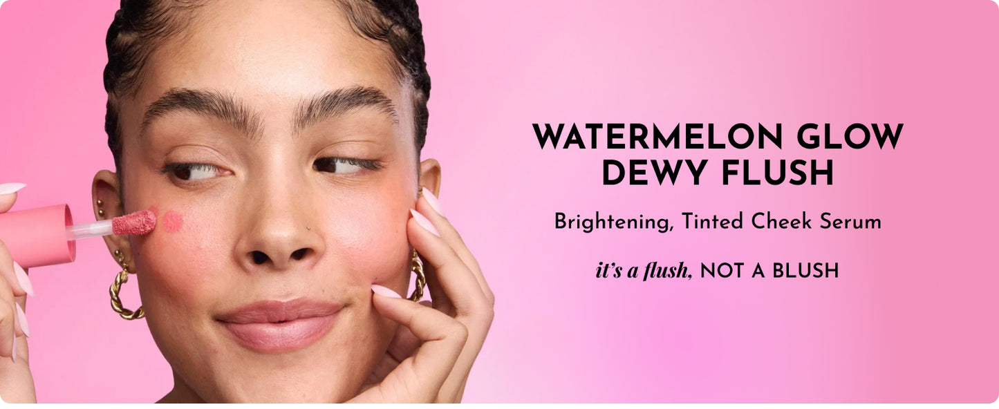 Zermet 1 Glow Recipe Dewy Babies Travel Skincare Set - Plum Plump Hyaluronic Acid Serum + Dewy Flush Tinted Blush Drops + Pink Juice Face Moisturizer + Bronzing Hue Drops + Ultra Fine Facial Mist (5 Count)