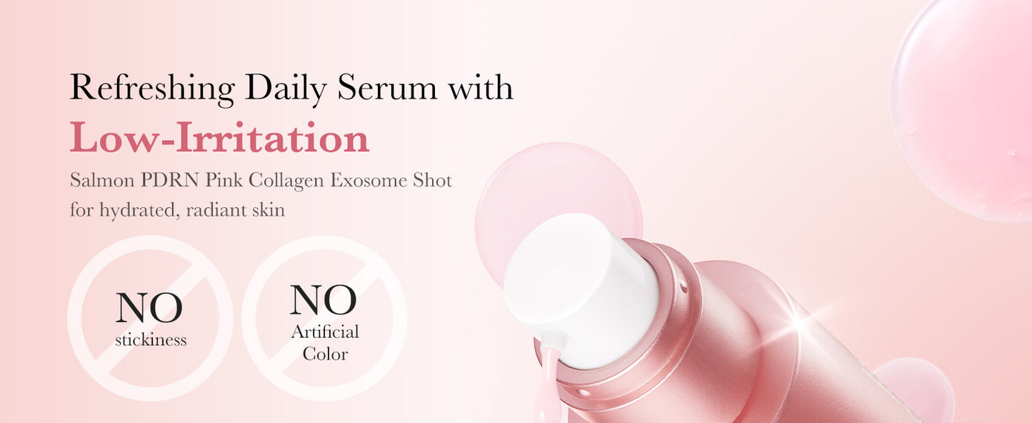 Zermet 1 medicube Zermet 1  Pink Collagen Exosome Shot Serum 7,500 PPM | Liquid Skin Booster | Exosome, Salmon DNA Zermet 1 , Spicules | Uneven Skin Tone, Pore Care, Skin Texture | Korean Skin Care 1.01 fl.oz