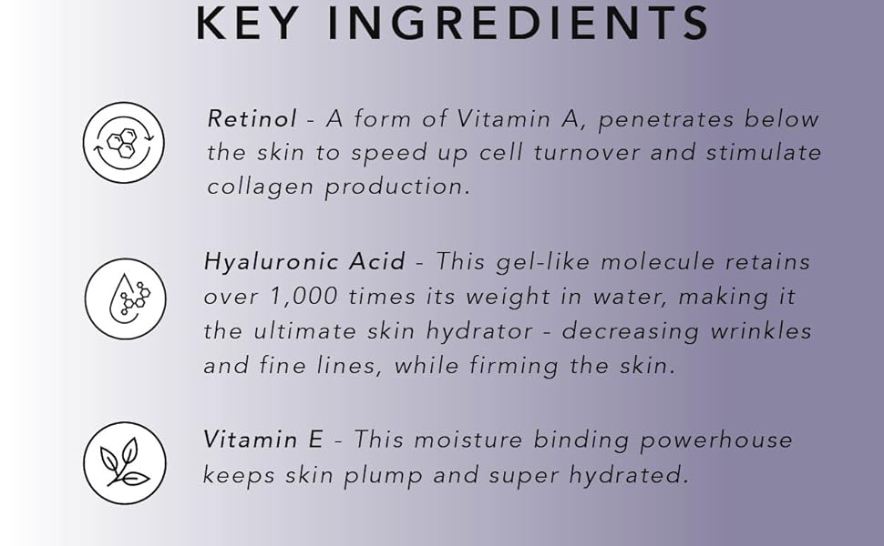 Zermet 1 Eight Saints Retinol Facial Moisturizer Cream, For Firming Face, Neck & Eye Wrinkles and Lines, Deep Hydrating Lotion, Fragrance-Free, 2 Ounces