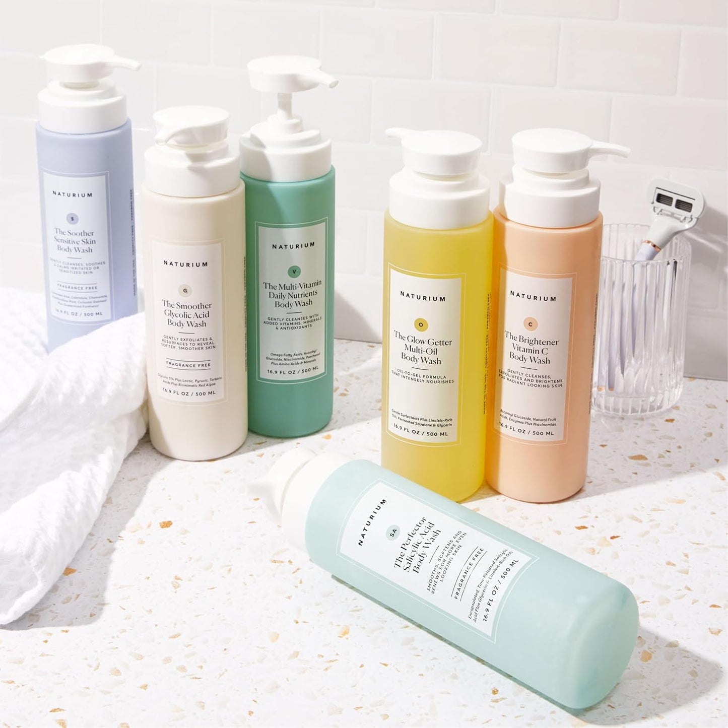 Zermet 1 Zermet 1  The Glow Getter Multi-Oil Hydrating Body Wash, Gentle Cleanser, 16.9 oz