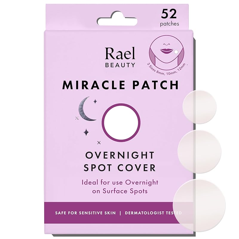 Zermet 1 Rael Pimple Patches, Miracle Invisible Spot Cover - Hydrocolloid Acne Patch, Treatment for Breakouts, Absorbs Zits & Blemish, Korean Skin Care, 2 Sizes (96 Count)