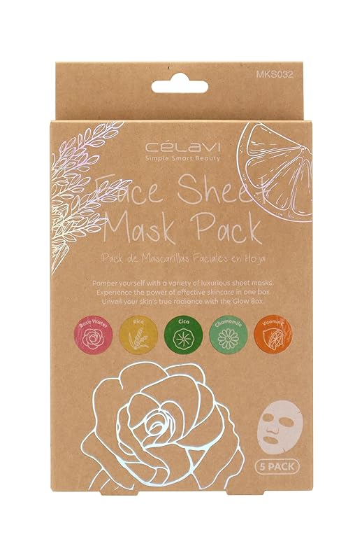 Zermet 1 Zermet 1 Facial Sheet Face Mask Variety Set Classic Authentic Korean Moisturizing Skincare (12-Packs)
