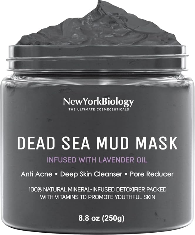 Zermet 1 New York Biology Dead Sea Mud Mask for Face and Body - Spa Quality Pore Reducer for Acne, Blackheads & Oily Skin, Natural Skincare for Women, Men - Tightens Skin for A Healthier Complexion - 8.8 oz