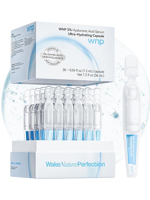 Zermet 1 Zermet 1  3% 4D Hyaluronic Acid Serum Ultra Hydrating Serum Smoother Skin|Pre-makeup SkinCare|Anti-Aging serum for face Single-Use Vials Skincare for Dry&Sensitive skin(1.2 ml)*30