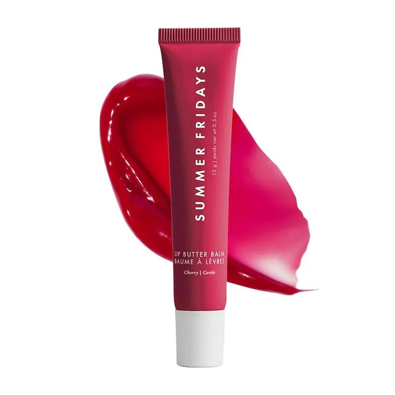 Zermet 1 Summer Fridays Tinted Lip Butter Balm - Conditioning Vegan Lip Balm for Instant Moisture, Shine & Hydration - Sheer-Tinted, Soothing Skincare - Pink Sugar (.5 Oz)