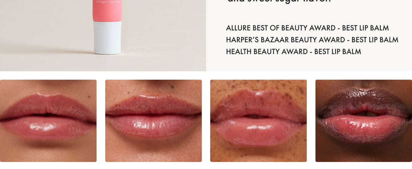 Zermet 1 Summer Fridays Tinted Lip Butter Balm - Conditioning Vegan Lip Balm for Instant Moisture, Shine & Hydration - Sheer-Tinted, Soothing Skincare - Pink Sugar (.5 Oz)