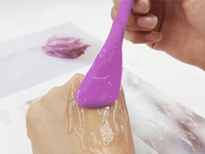 Zermet 1 Facial Cleansing Brush, 2 in 1 Silicone Face Mask Brush & Face Scrubber, For Exfoliating, Massaging, Remove Blackheads, Makeup Skincare Removal, Applicator for Mud, Clay, Body Lotion, DIY Mask