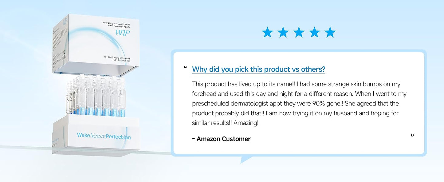 Zermet 1 Zermet 1  3% 4D Hyaluronic Acid Serum Ultra Hydrating Serum Smoother Skin|Pre-makeup SkinCare|Anti-Aging serum for face Single-Use Vials Skincare for Dry&Sensitive skin(1.2 ml)*30