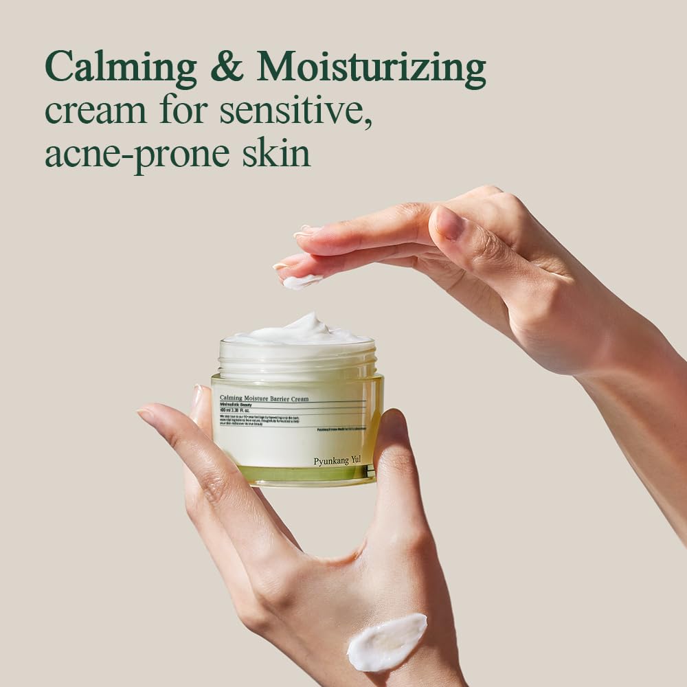 Zermet 1 Zermet 1 Calming Moisture Barrier Cream Instantly Soothes Sensitive Skin, Hyaluronic Acid & Ceramide for Hydration, Vegan, Korean Skincare (3.38 Fl. Oz, 100ml)