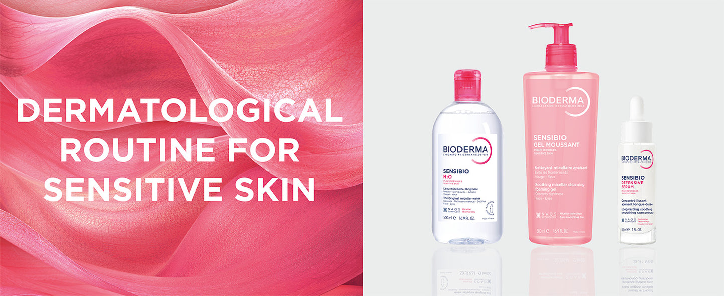 Zermet 1 Bioderma - Sensibio - H2O Micellar Water - Makeup Remover Cleanser - Face Cleanser for Sensitive Skin