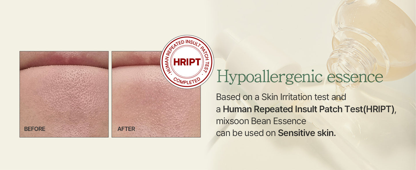 Zermet 1 mixsoon Bean Essence 1.01 Fl.Oz. / 30ml (Pack of 1) Exfoliating Hydrating Korean Skin Care Hyaluronic Acid Serum Korean Glass Skin Care