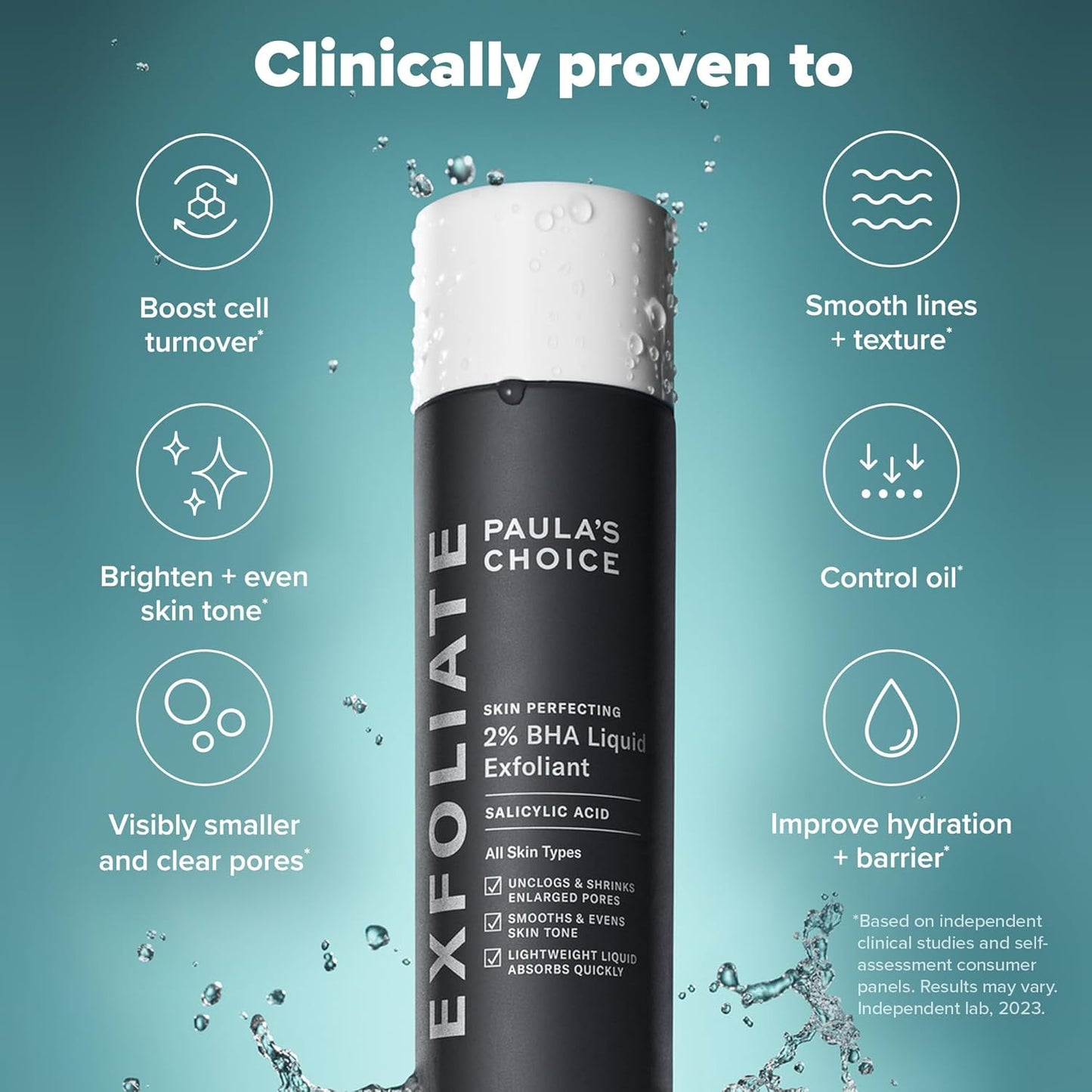 Zermet 1 Paula's Choice SKIN PERFECTING 2% BHA Liquid Exfoliant Polish, Salicylic Acid Facial Exfoliator Polish for Enlarged Pores, Wrinkles & Fine Lines, Suitable for Blackhead-Prone Skin, Fragrance-Free