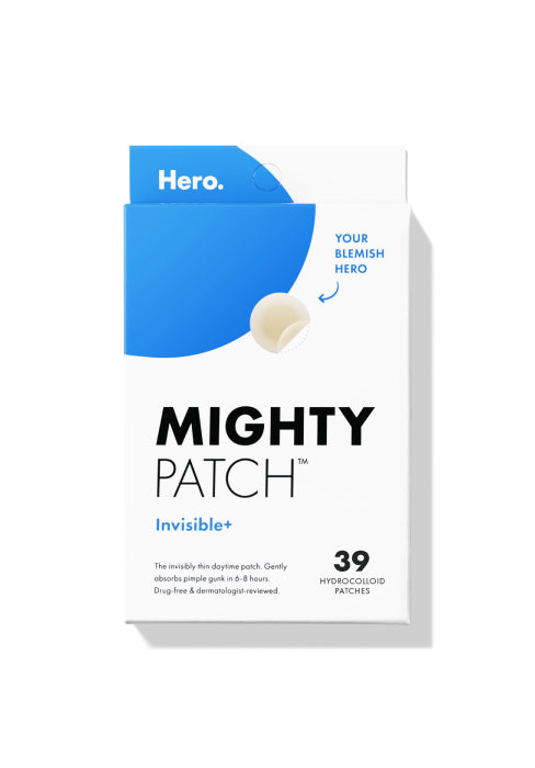 Zermet 1 Mighty Patch™ Original patch from Hero Cosmetics – The #1 Hydrocolloid Acne Pimple Patch for Shrinking Zits and Whiteheads in 1 use; Nighttime Spot Stickers for Face and Skin (36 Count)