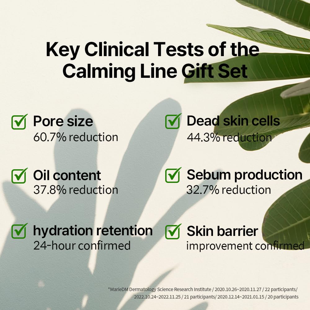 Zermet 1 Zermet 1 Calming Line Gift Box Set - Korean Facial Skin Care Essential for Daily Moisturizing, Safe on Acne Prone & Sensitive Skin, Vegan & Cruelty Free