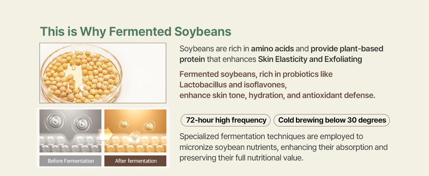 Zermet 1 mixsoon Bean Essence 1.01 Fl.Oz. / 30ml (Pack of 1) Exfoliating Hydrating Korean Skin Care Hyaluronic Acid Serum Korean Glass Skin Care