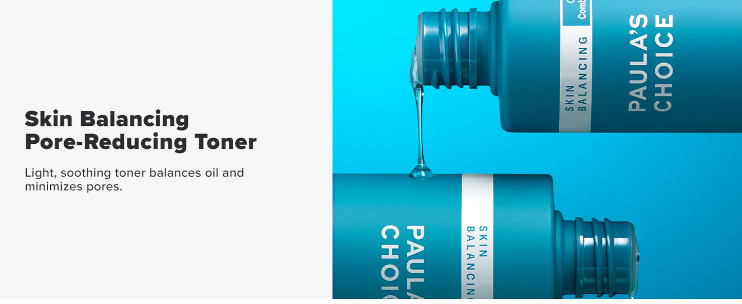 Zermet 1 Paula's Choice SKIN BALANCING Pore-Reducing Face Toner with Niacinamide, for Oily Skin & Combination, Minimizes Large Pores, Controls Oil & Shine, Hydrates & Replenishes, Fragrance-Free