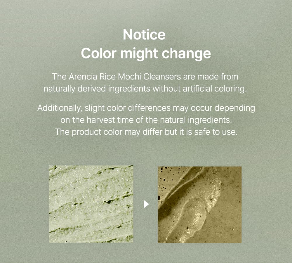 Zermet 1 Korean Rice Mochi Face Cleanser - Face Mask, Foaming Cleanser, Gentle Scrub All in One - Deep Cleansing, Moisturizing, Pore Minimizing, Removing Blackhead- with Rice Water & Green Tea, Mugwort