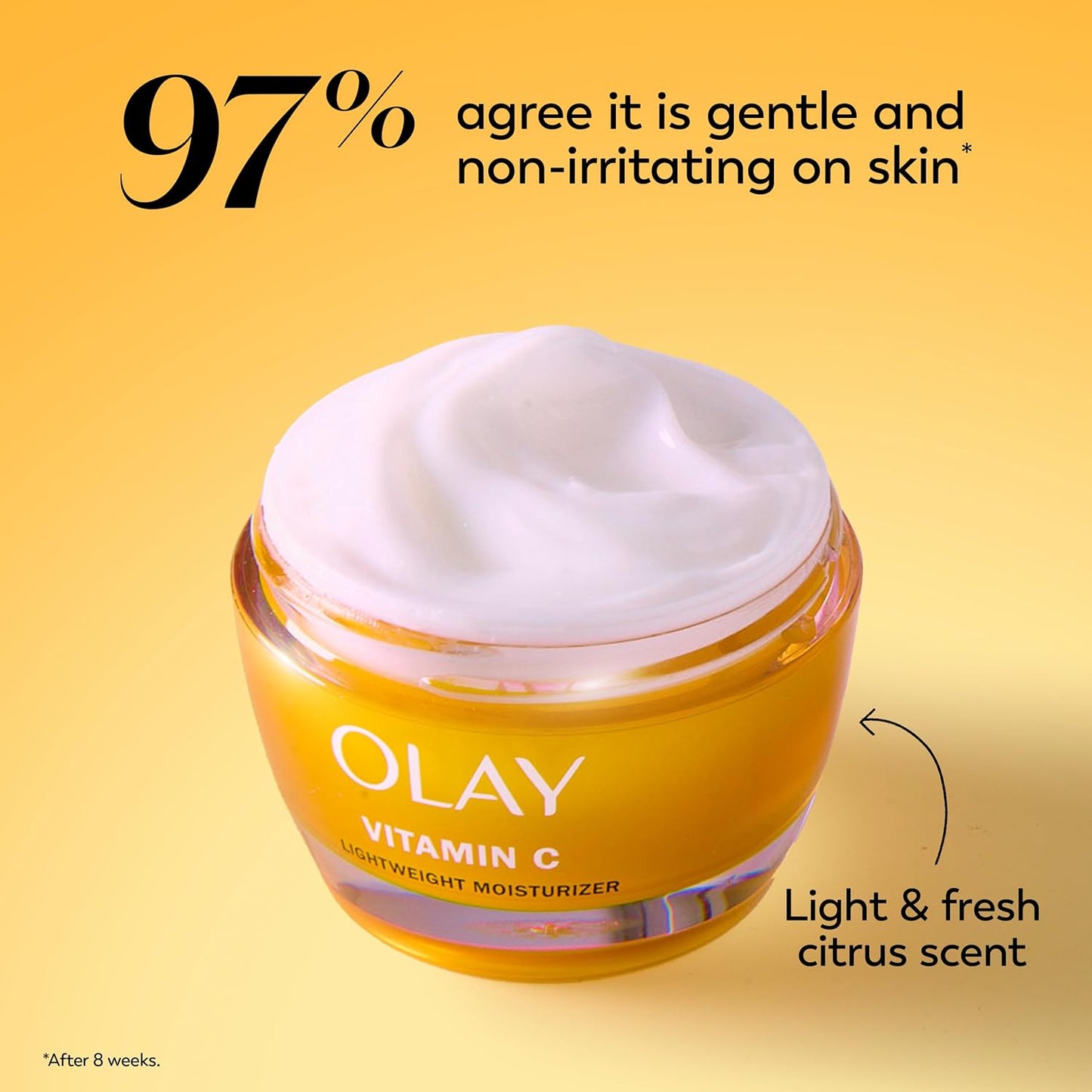 Zermet 1 Olay Vitamin C Face Moisturizer, Brightening Cream for Women, Instant Hydration, Evens Tone, Dark Spot & Hyperpigmentation Reduction, Glowing Skin Care - Niaciniamide, Lactic Acid, 1.7 Oz