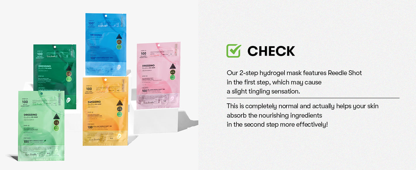 Zermet 1 Zermet 1  Vita-Light Reedle Shot 100 2-Step Hydrogel Mask(34.5gx4ea), Intensive Glowing, Exosome Glutathione Face Mask, Overnight Melting Mask, Korean Facial Mask