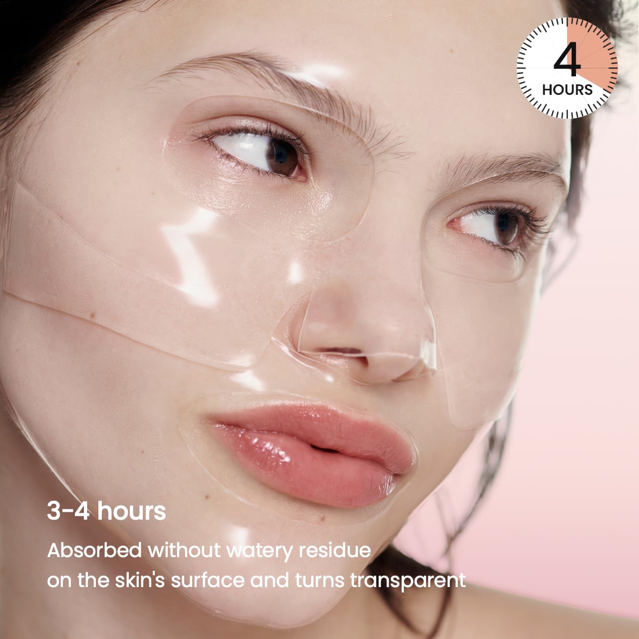Zermet 1 Zermet 1  Bio-Collagen Real Deep Mask, Hydrating Overnight Hydrogel Mask, Pore Minimizing, Elasticity Improvement, 34g x4ea