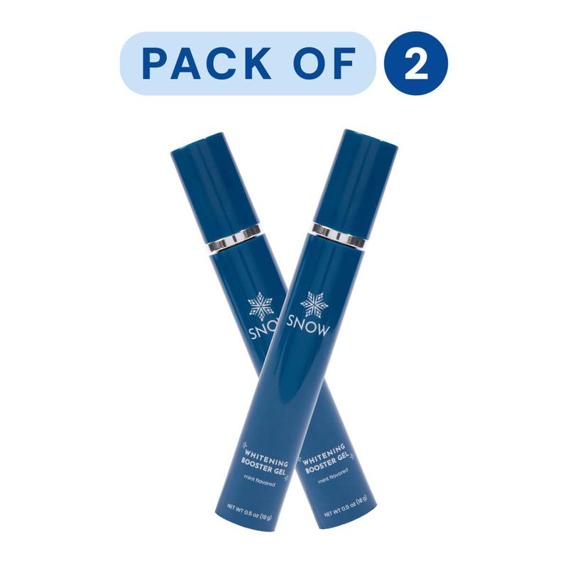 SNOW Daily Toothpaste Teeth Whitening Booster Gel Oral Brush | Gentle & Safe on Enamel | Safe at-Home Dental Hygiene | Tooth Care for a Whiter Smile