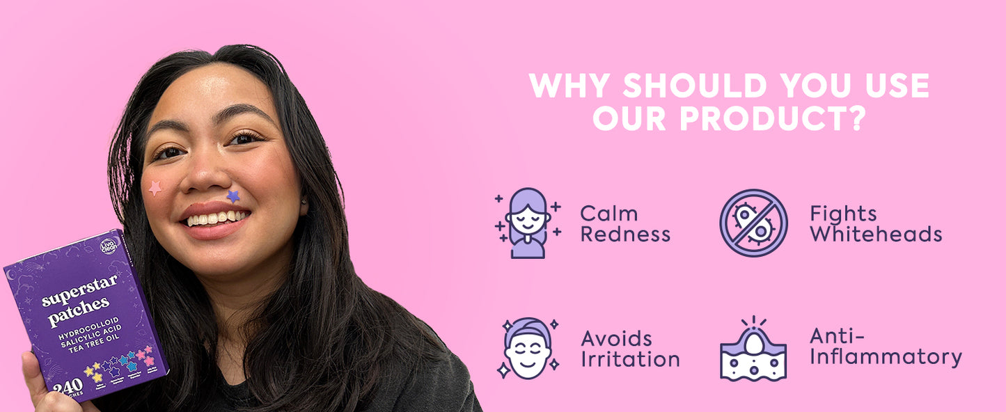 Zermet 1 LivaClean Star Pimple Patches for Face w/Hydrocolloid, Salicylic Acid & Tea Tree, 240 Patches, Hydrocolloid Acne Patch, Cute Star Pimple Patch for Healing Stickers Zit Superstar