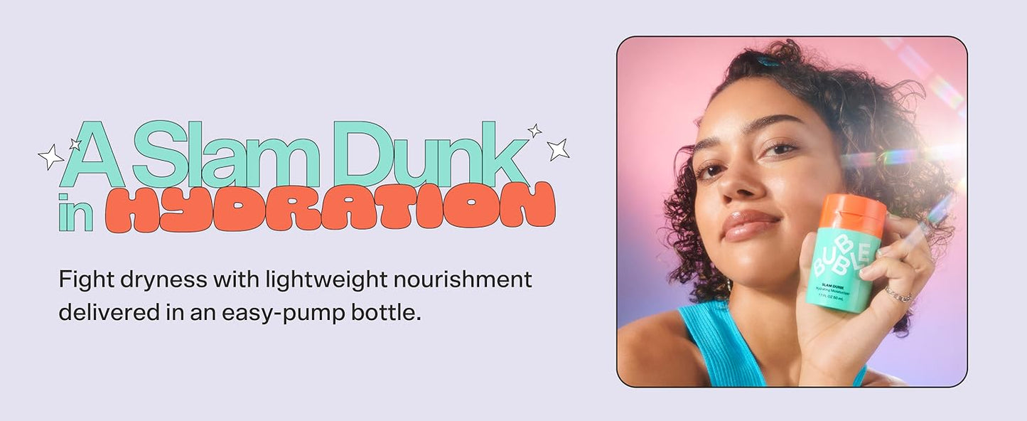 Zermet 1 Zermet 1 Skincare Slam Dunk Hydrating Face Moisturizer - Lightweight Face Lotion With Vitamin E + Aloe Vera - Daily Facial Moisturizer for Normal + Dry Skin - Skin Care with Blue Light Protection (50ml)