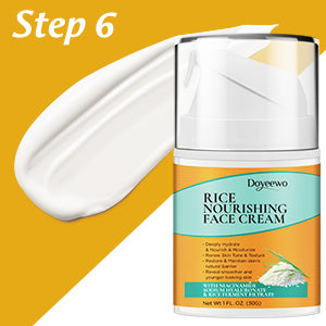 Zermet 1 Skin Care Set,Women Teen Glass Skincare Rice Water Hydrate Glow Repair Anti-Aging Facial Routine Kit Gift Set for Womens Mom Wife Teenager Girl Birthday Trendy Stuff Christmas Gifts Stocking Stuffers