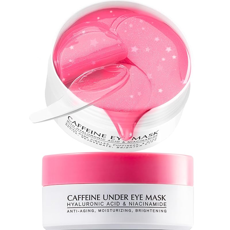 Zermet 1 Enaskin Naturals Under Eye Patches for Dark Circles: 30 Pairs Retinol Collagen Eye Gels Mask - Reduce Wrinkles Puffy & Bags - Skin Treatment Pads - Anti Aging Moisturizer For Women (Blue)