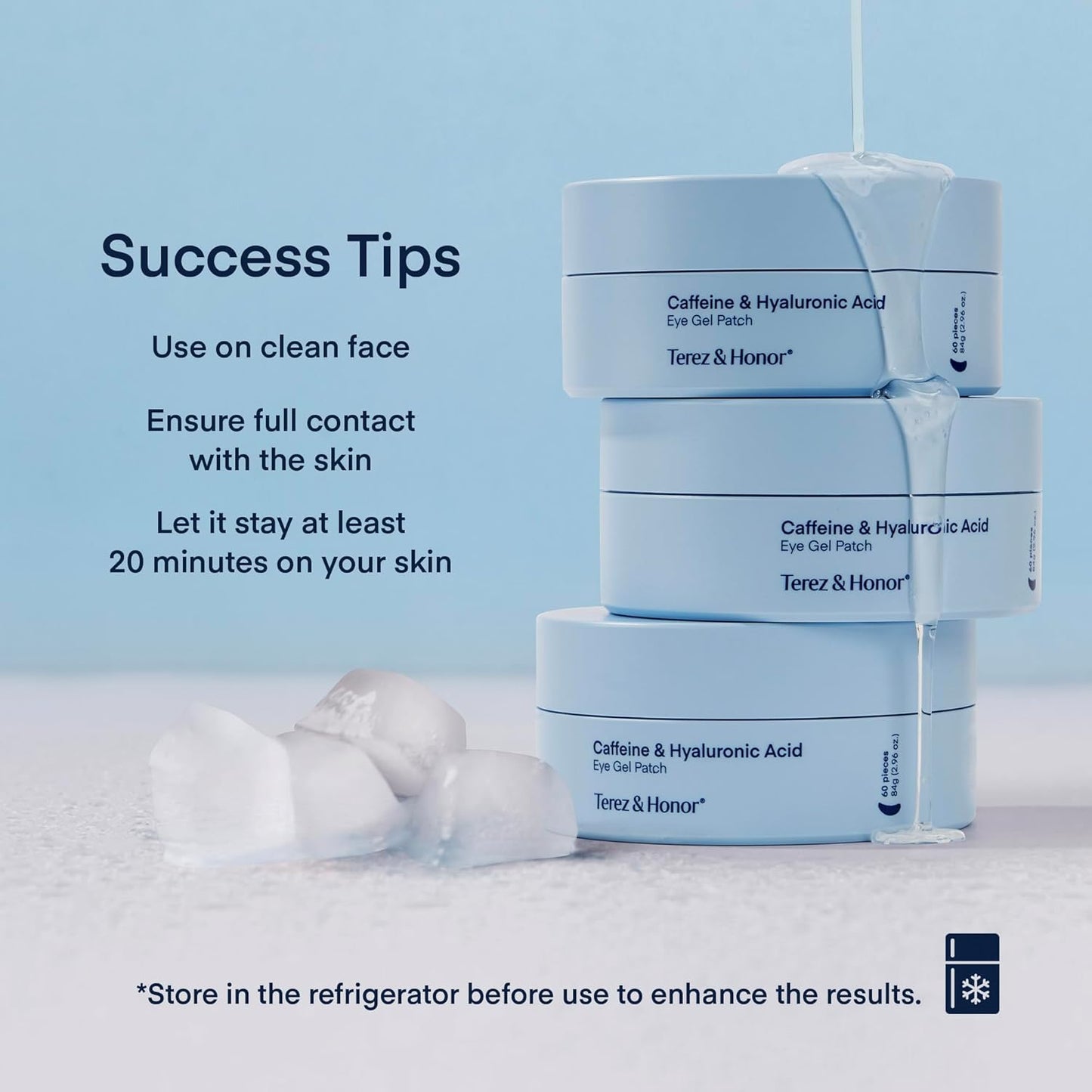 Zermet 1Zermet 1 Under Eye Patches for Dark Circles - 60 Korean Hydrogel Masks for Puffiness, Bags with Caffeine, Hyaluronic Acid, Niacinamide - Undereye Brightening, Hydrating, Anti-Wrinkle & Cooling