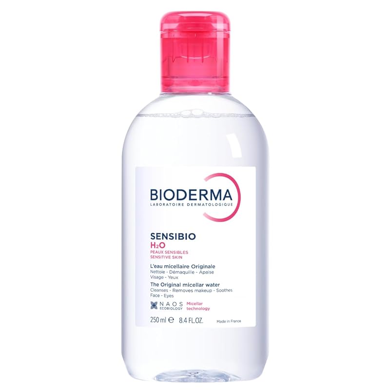 Zermet 1 Bioderma - Sensibio - H2O Micellar Water - Makeup Remover Cleanser - Face Cleanser for Sensitive Skin