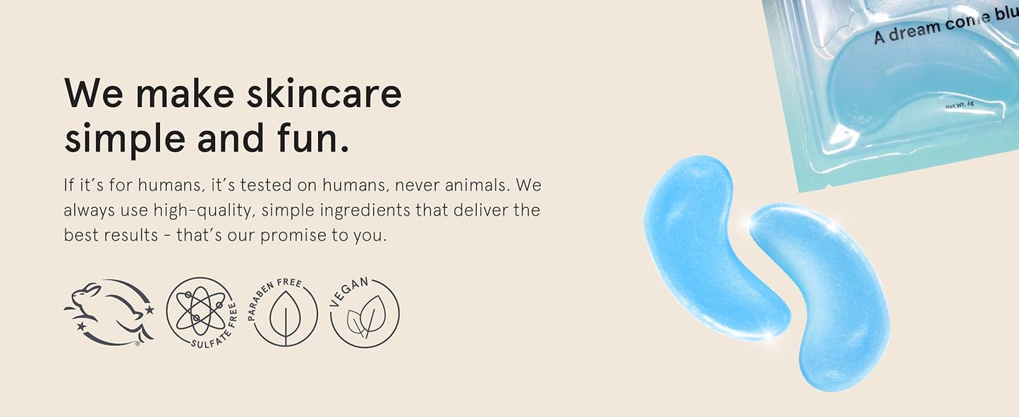 Zermet 1 grace & stella Under Eye Patches (12 pairs) Eye Masks for Puffy Eyes and Dark Circles - Birthday Gifts for Women, Bachelorette Party Favors, Bridesmaid, Self Care and Relaxation Gifts for Her - Vegan