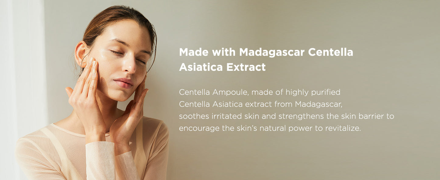 Zermet 1 Zermet 1 Madagascar Centella Asiatica Ampoule Facial Serum 1.85 fl.oz, 55ml, Soothes Acne Prone and Sensitive Skin