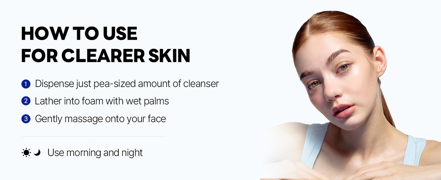 Zermet 1 Zermet 1 Birch Juice Moisturizing Cleanser | Unclogs hidden sebum, Clears away dead skin cells., Soothing, Low pH, Gel Type Cleanser (5.07 fl.oz)