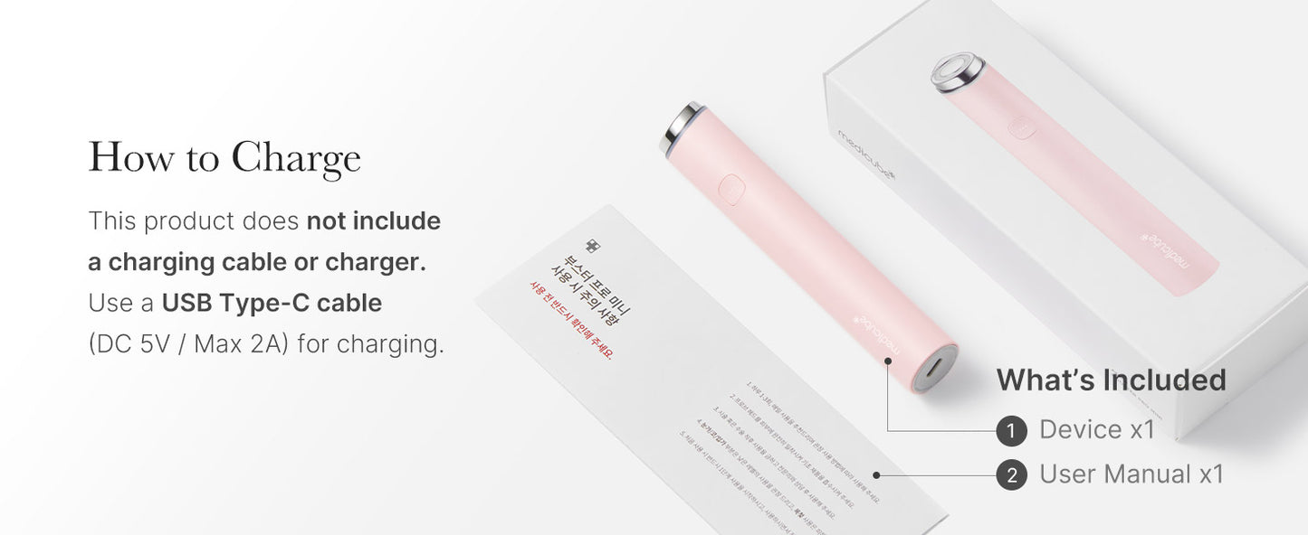 Zermet 1 medicube Mini Booster Pro Pink | Affordable at-Home Facial Skin Care Tool for Beginners - Portable Glow Booster for Glass Skin, Boosting Skin Care Absorption, Skin Care for Teens, Korean Skin Care