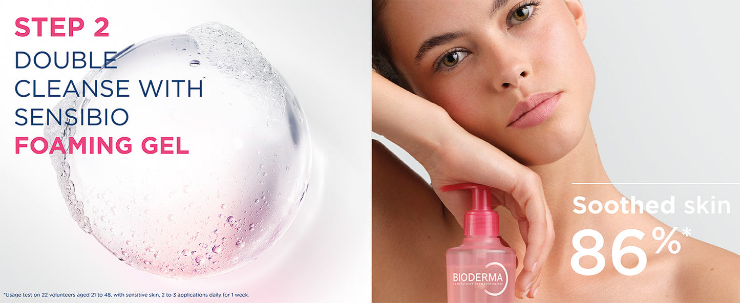 Zermet 1 Bioderma - Sensibio - H2O Micellar Water - Makeup Remover Cleanser - Face Cleanser for Sensitive Skin