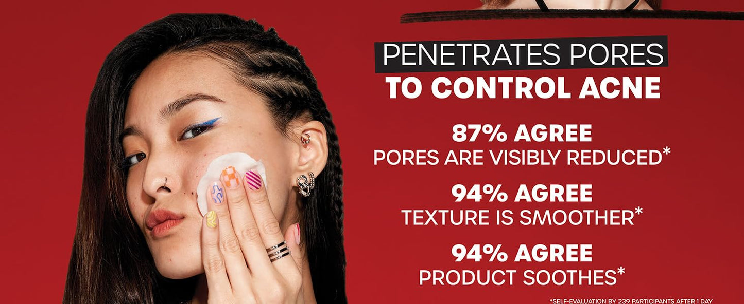 Zermet 1 Thayers Blemish Clearing Acne Pads, Salicylic Acid Acne Treatment for Face, Pore Reducing, Exfoliating, and Soothing Skincare, Witch Hazel Toner Pads, 60 Ct