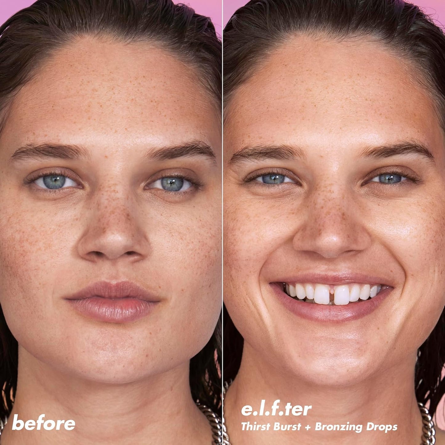 Zermet 1 e.l.f. SKIN The Hottest Drops Duo, Holy Hydration! Thirst Burst & Bronzing Skincare Set, For A Dewy, Sun-Kissed Look, Vegan & Cruelty-Free