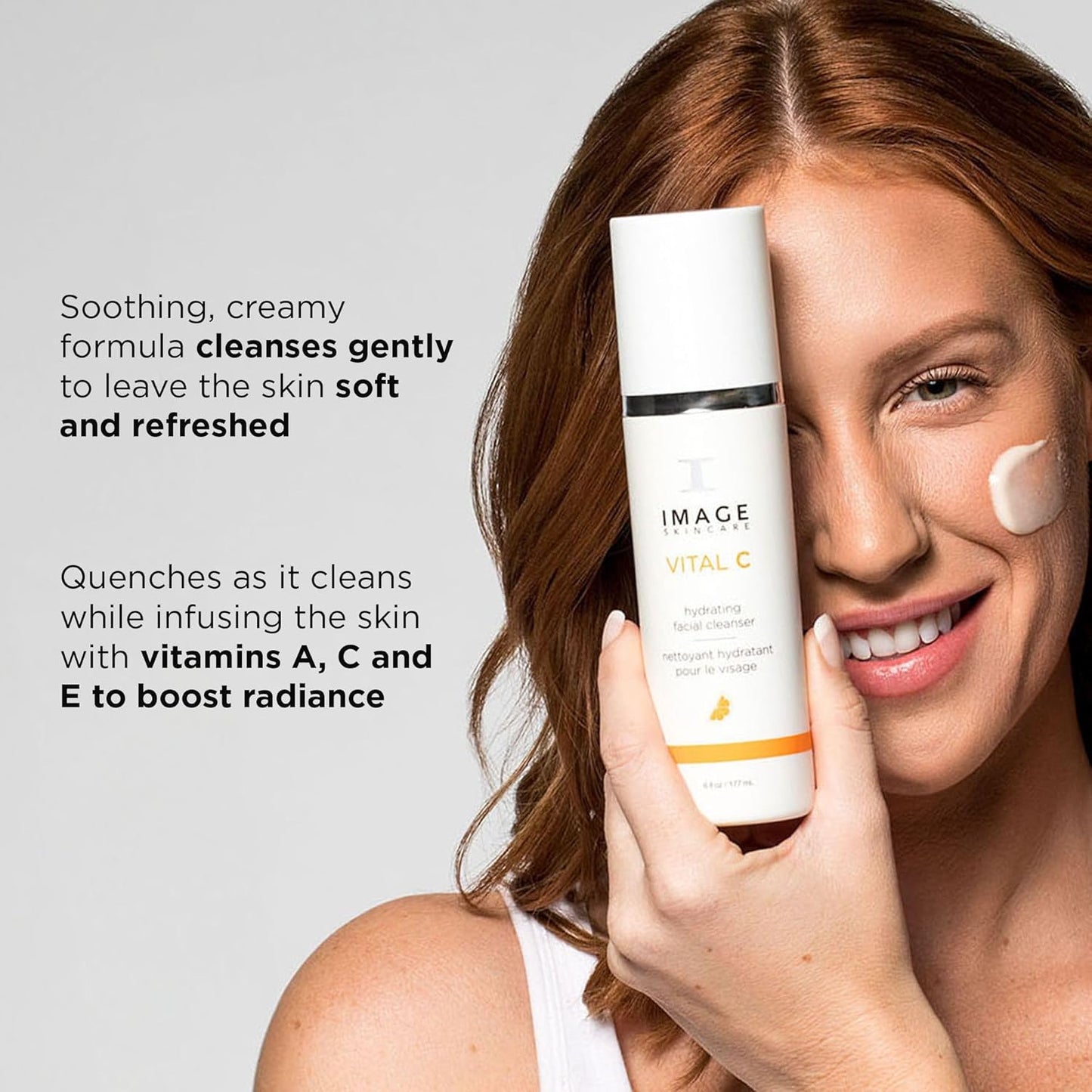 Zermet 1 Zermet 1  Skincare, VITAL C Hydrating Facial Cleanser, Gentle Face Wash with Vitamin C, E and A